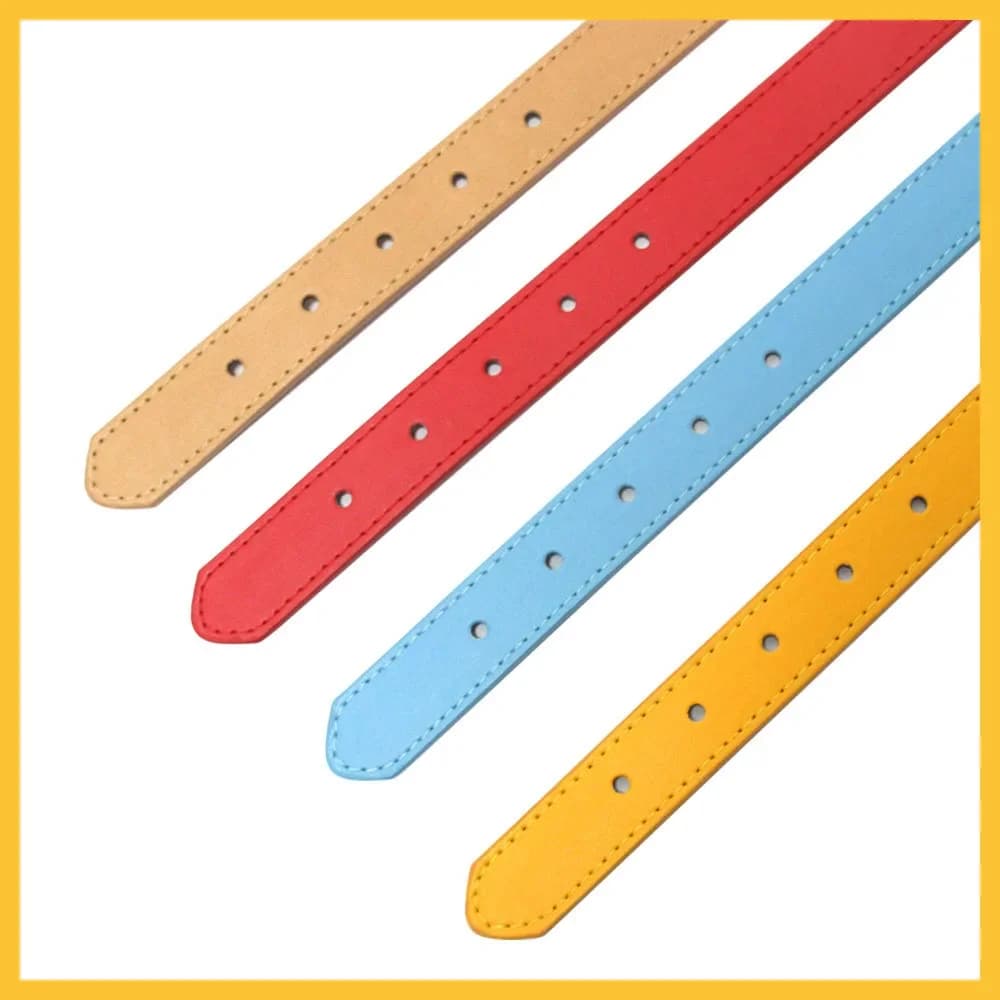 طوق مخصص للكلاب والقطط من الجلد مع حرف مرصع بالأحجار الكريمة، للكلاب الصغيرة والمتوسطة، مع بطاقة تعريف - 3