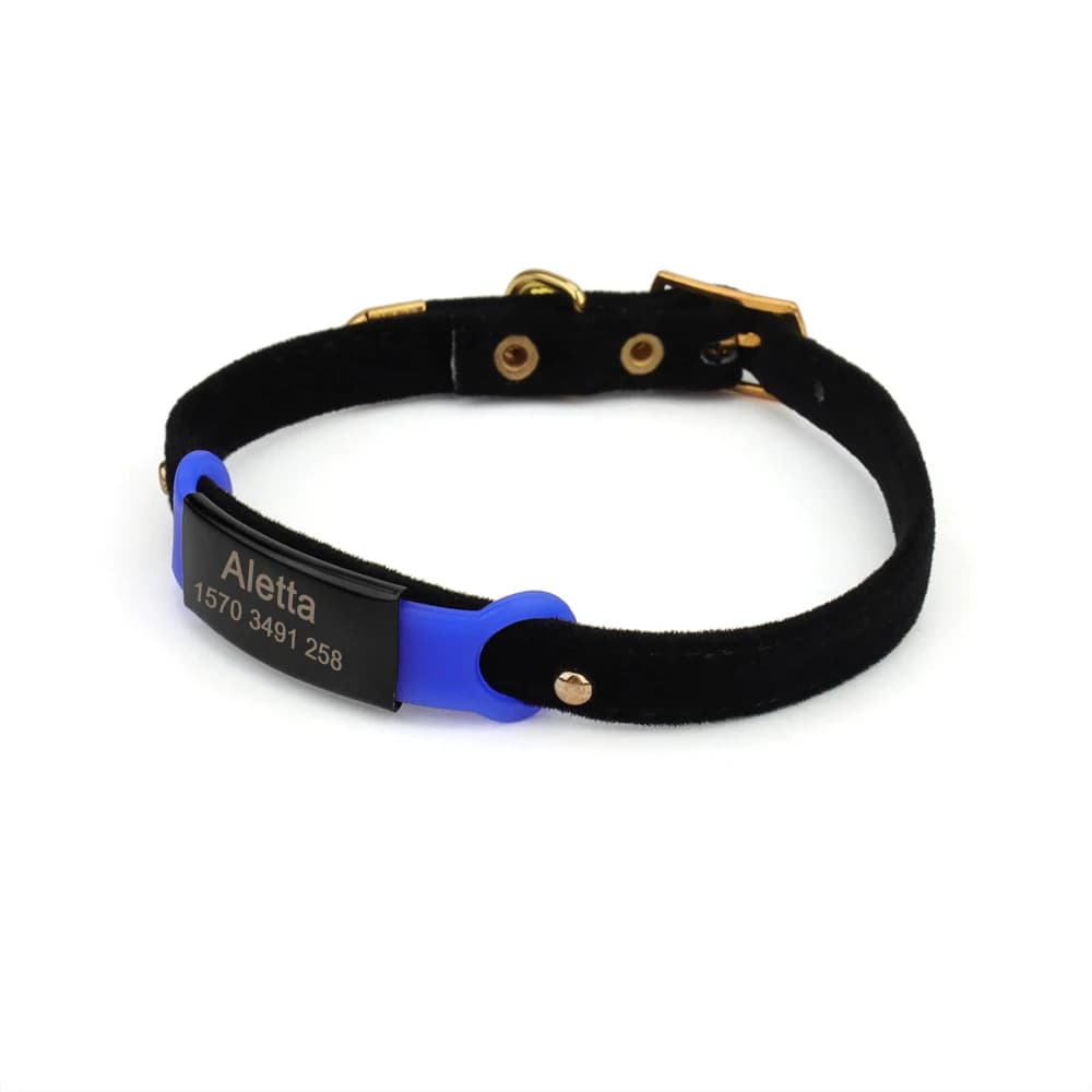 إكسسوارات اسم هوية محفورة مخصصة سيليكون بطاقة كلب قطة لوحة اسم مخصصة جرو أسود بطاقات طوق مستلزمات حيوانات أليفة - 6