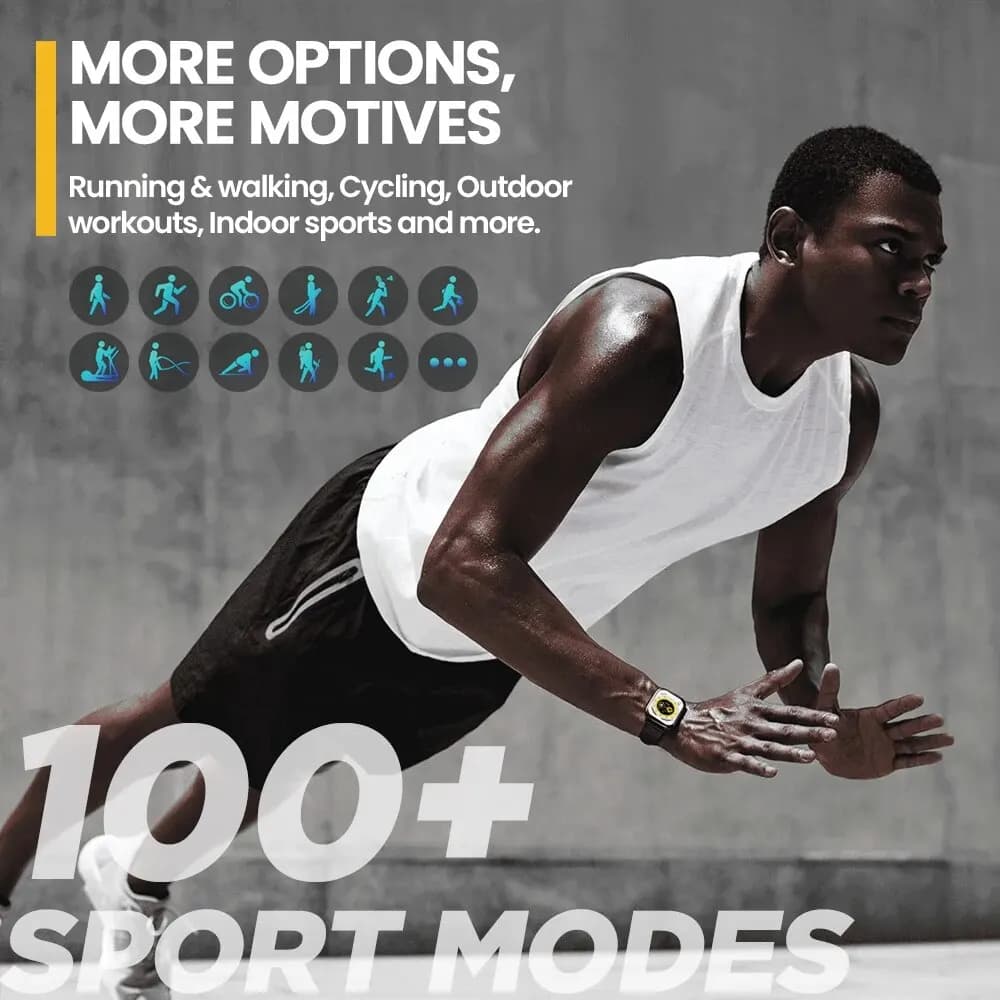 New Zeblaze GTS 3 Voice Calling Smart Watch Ultra-big 2.03'' HD Screen 24H Health Monitor 100+ Sport Modes 200+ Watch Faces - 5