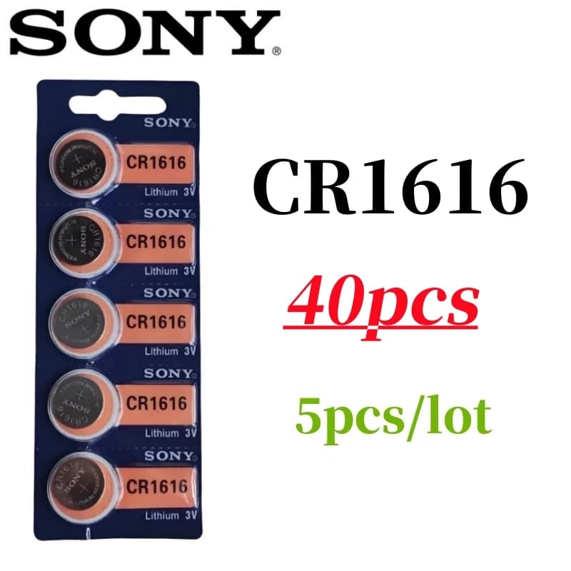 40Pcs Original SONY CR2032 battery CR2025 CR2016 CR1632 CR1220  CR1620 CR2450 CR2430 371 SR920SW 377 SR626SW 364 399 395 SR927SW - 5