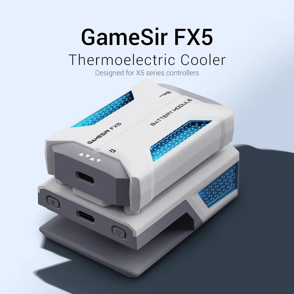 GameSir FX5 Cooler Wireless Cooler Controller FX5 Lite Wired Cooler Three Adjustable Cooling Modes for X5 Series Controllers