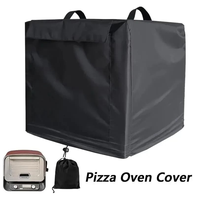 Ninja Wood Fire Grill Cover with Pockets-Durable Outdoor Pizza Oven Protector for Camping,BBQ,Picnics,Grill Covers for Outside - 2