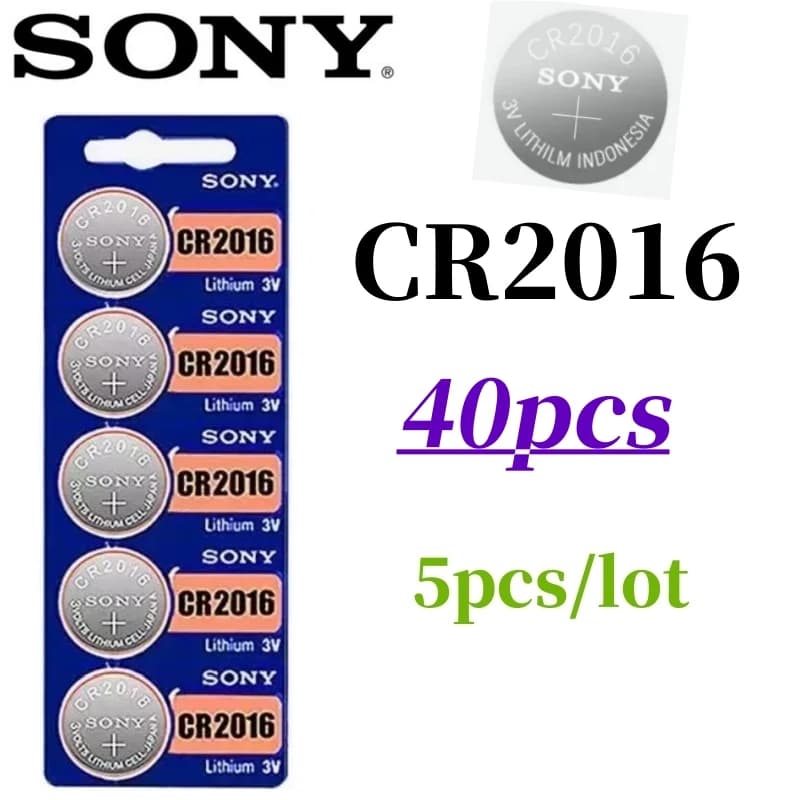 40Pcs Original SONY CR2032 battery CR2025 CR2016 CR1632 CR1220  CR1620 CR2450 CR2430 371 SR920SW 377 SR626SW 364 399 395 SR927SW - 4