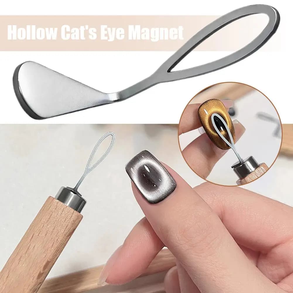 Iron Sheet Heart Cat Eye Effect Nail Art Magnetic Stick Accessories Cat's Eye Gel DIY Multifunctional Manicure Tools - 3
