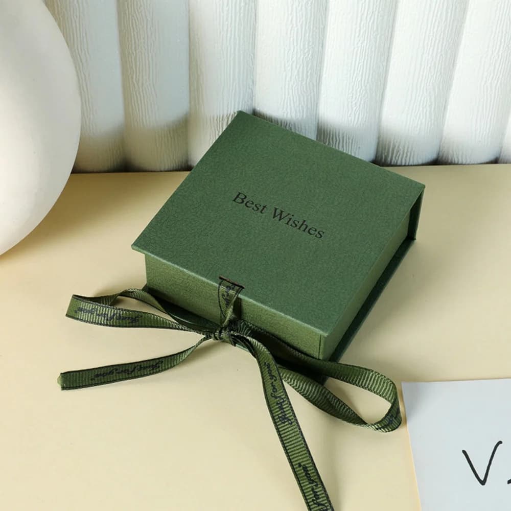 صندوق تغليف هدايا صندوق مجوهرات عالي الجودة صندوق مجوهرات منظم قلادات صغير للمنزل والسفر تخزين المجوهرات - 3