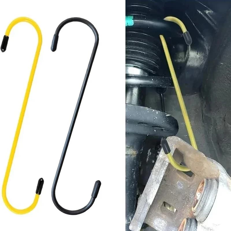 خطافات كاليبر فرامل السيارة خطافات تعليق كاليبر فرامل مع أطراف مطاطية أدوات عالمية لعمل محمل الفرامل محور التعليق