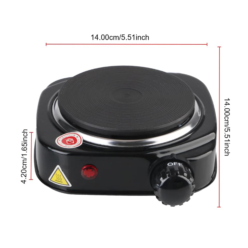 Multifunctional Kitchen Appliance Mini Electric Heater Stove Hot Cooker Plate Milk Water Coffee Heating Furnace 500W 220V - 6
