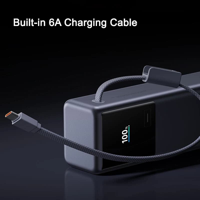 XIAOMI Power Bank 20000mAh 165W MAX Built-in Cable,Screen Display,Fast Charging PowerBank for Macbook For iphone 17 16 15 pro - 2
