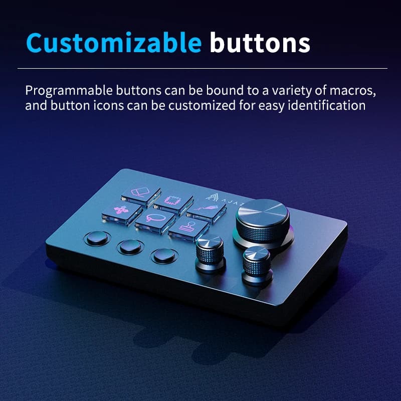 Ajazz AKP03E/153E Programmable Macro Keyboard  Mechanical Gaming Keyboard Custom Button Mini Keyboard For Multiple Scenario - 3