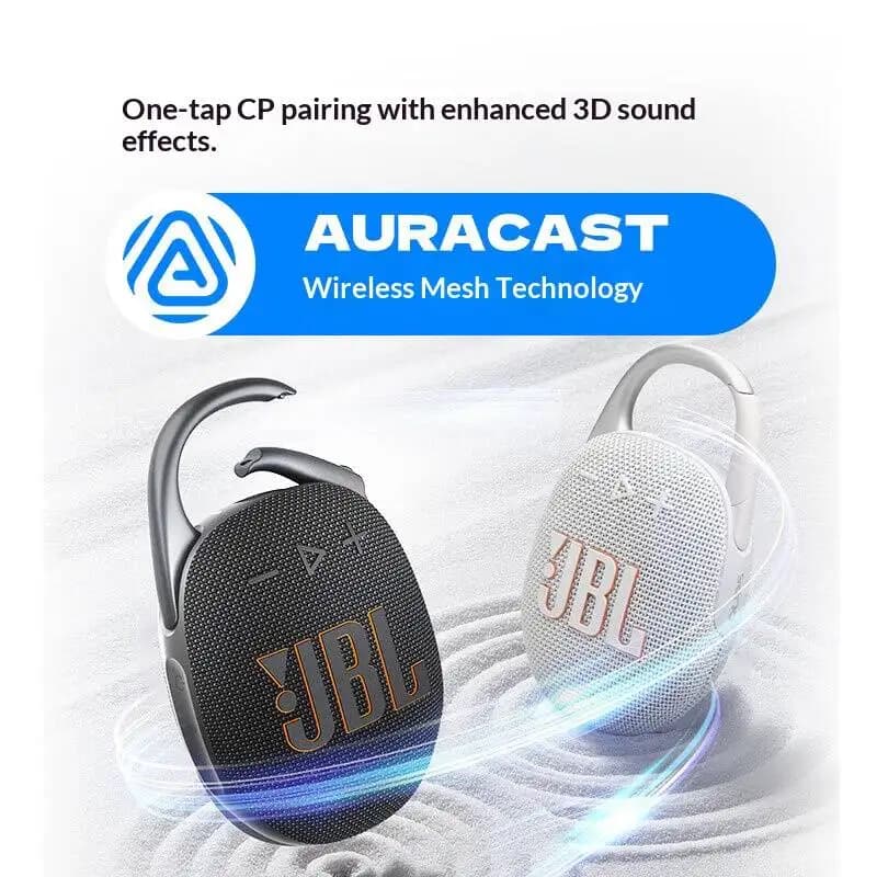 سماعة JBL Clip 5 جديدة تمامًا مقاومة للماء حتى مستوى IP67 الرسمي للاستخدام الخارجي الاحترافي - 2