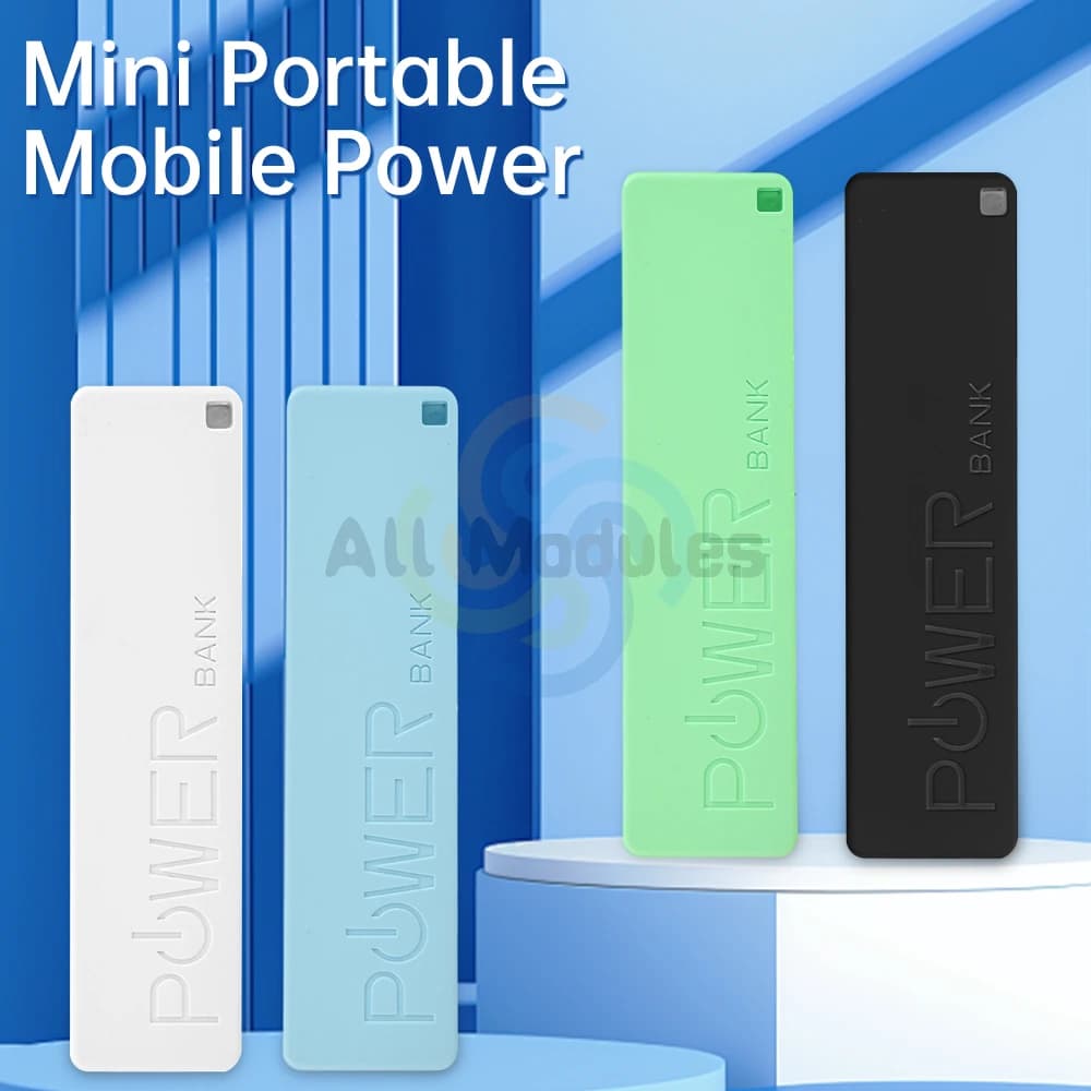 حافظة شاحن بطارية بنك طاقة تصنعها بنفسك ، طقم بنك طاقة محمول USB ، حقيبة تخزين ، صندوق إمداد طاقة متنقل ، قسم واحد ،