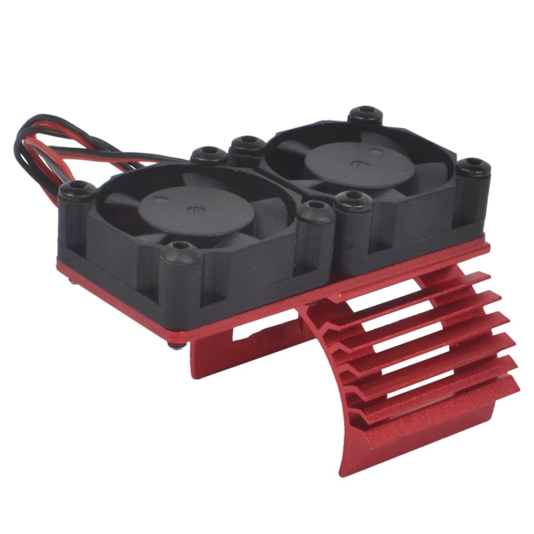Motor Fan Cooling Heatsink for 540 550 3650 3660 Brushless Motor Traxxas Tamiya 1/8 1/10 scale RC cars accessories - 4