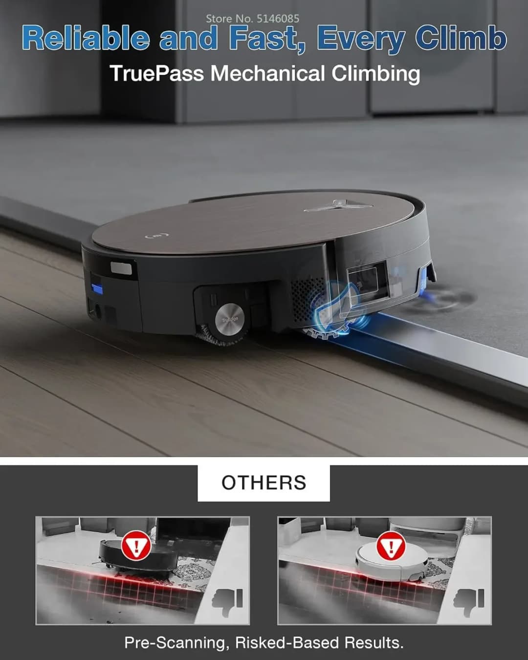 ECOVACS DEEBOT X11 Cyclone Robot Vacuum PowerBoost Charging 19500Pa  Suction Bagless OMNICYCLONE Station Chinese Version - 5