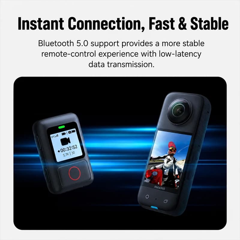 Insta360 One X5/X4/X3/X2/RS/RS/R GPS/Go 3S/ACE Pro Smart Remote Control for Action Camera VR Panoramic Camera Waterproof WIFI - 3