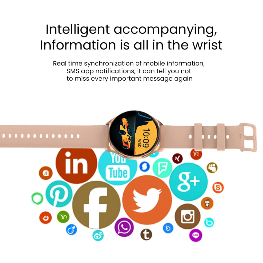 ساعة بلاك فيو الذكية الجديدة X20 بشاشة AMOLED، بلوتوث عالي الدقة، مكالمات هاتفية، تتبع الصحة واللياقة البدنية لنظامي ISO وأندرويد - 5