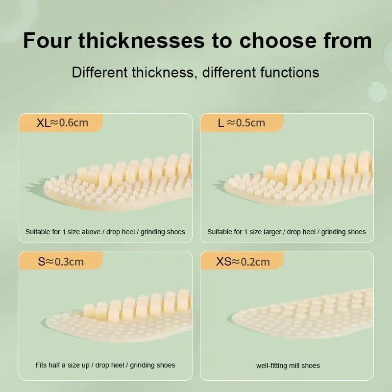 ترقية ملصقات كعب سيليكون الكعوب السيطرة للنساء الرجال المضادة للانزلاق عدم الانزلاق كعب وسائد غير مرئية مكافحة كعب منصات - 6