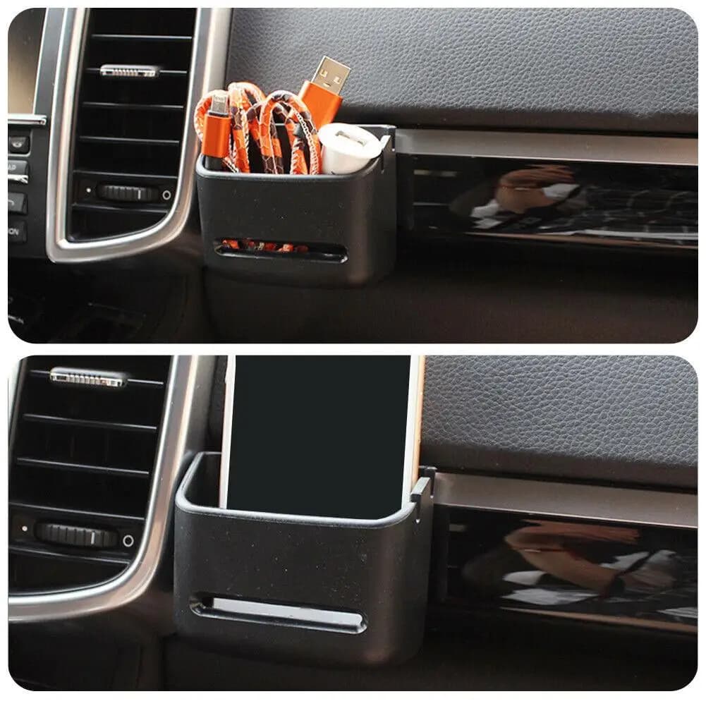 Car Storage Box Universal Mobile Phone Cable Coin Car Accessories Holder Storage Sundries Auto Box Key Interior Organizer - 6