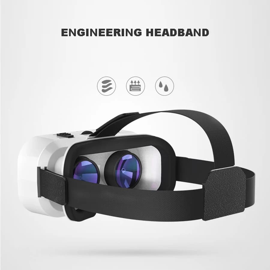 Shinecon Viar Virtual Reality VR Glasses Headset 3D Device Helmet Goggles Lenses For Smartphone Smart Phone Game Cell Mobile Set - 5