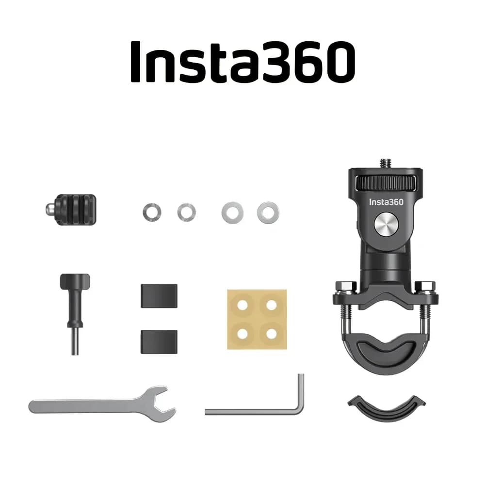 حامل U-Bolt للدراجات النارية من Insta360 - إكسسوارات رسمية لكاميرات Insta 360 مناسبة لسلسلة X/Ace لكاميرات الرياضة - 4