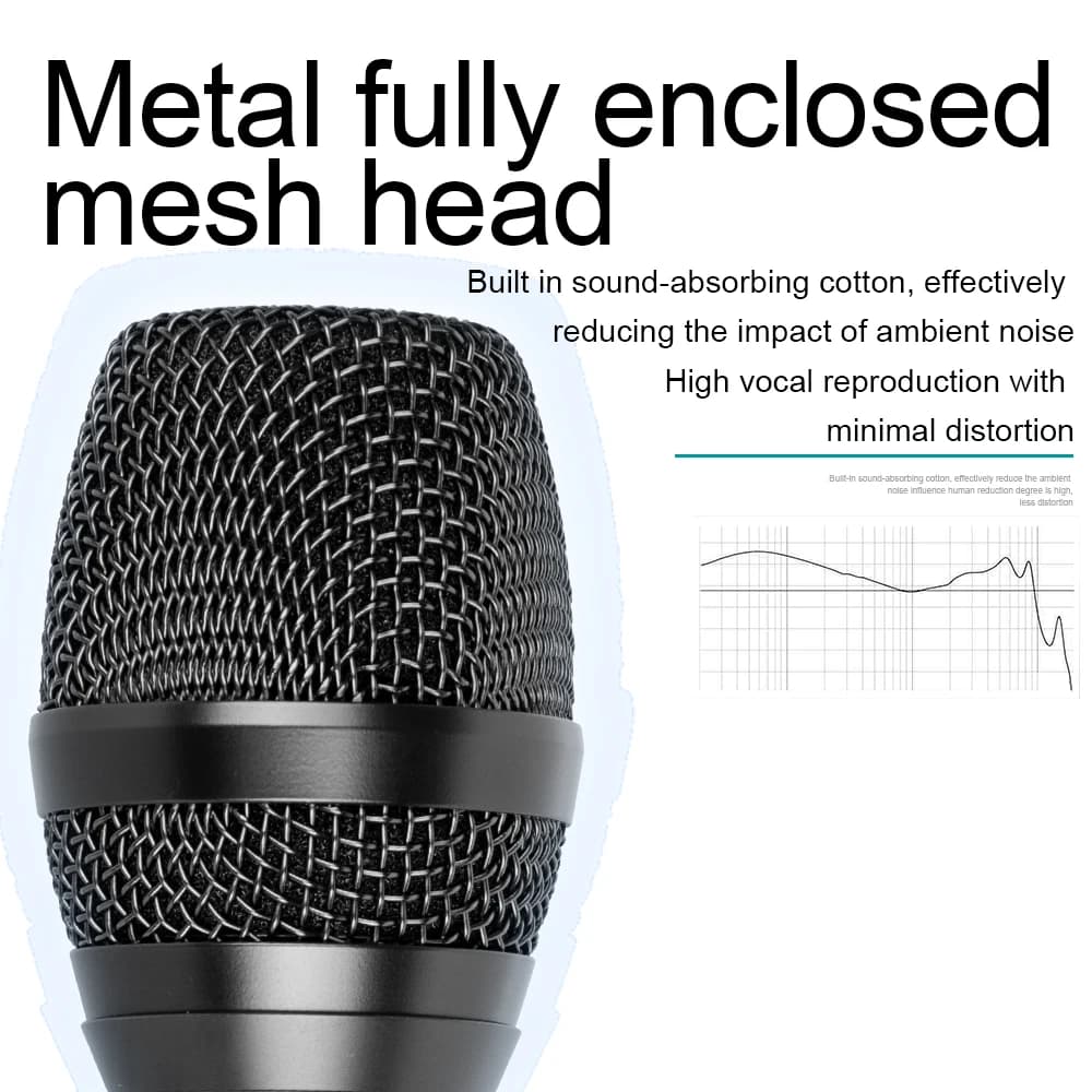 6.35MM Professional Wired Dynamic Microphone Cardioid Pickup Depusheng C1 Portable Handheld Mic For KTV Karaoke Stage Singing - 3