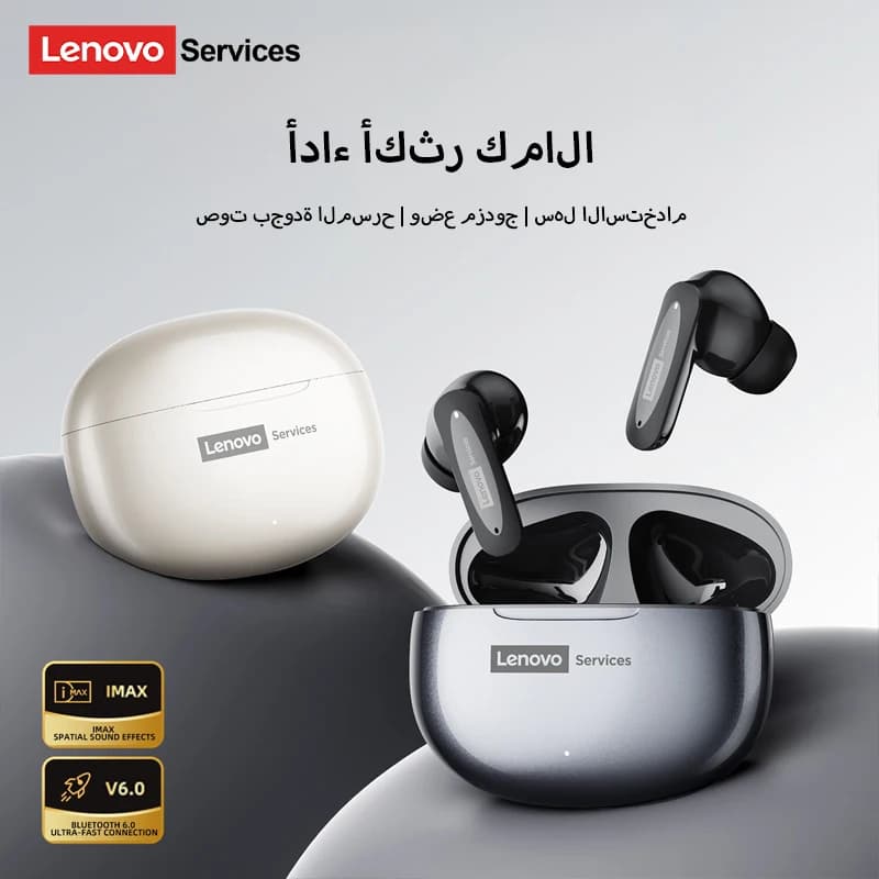 New Lenovo LE202 TWS Bluetooth 6.0 Gaming Earphones AI Call Noise Cancellation Sound Quality Headphone Long Battery Life Earbuds - 6