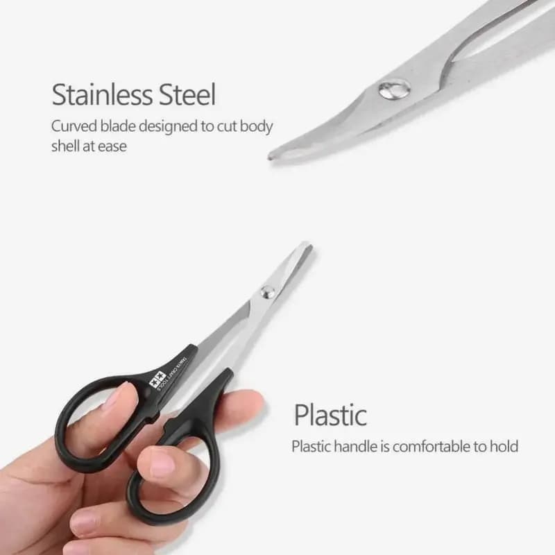 TAMIYA مقص سيارة تحكم عن بعد من الفولاذ المقاوم للصدأ 74005 لمركبات وقوارب التحكم عن بعد - 4