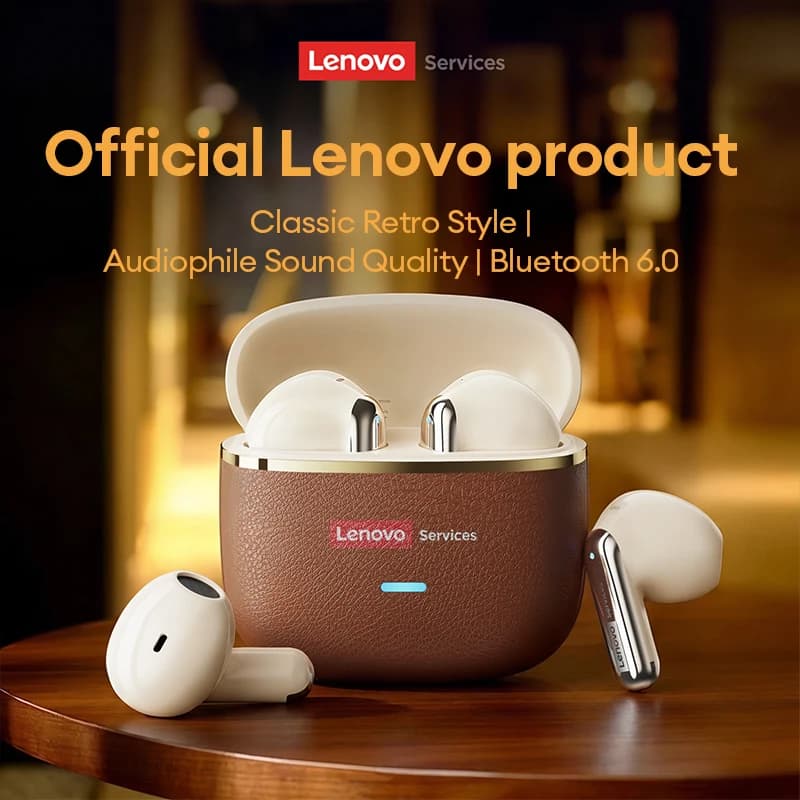 سماعات أذن بلوتوث لاسلكية Lenovo LE230، بلوتوث 6.0، سماعات أذن رياضية عالية، سماعات ألعاب إلكترونية طويلة التحمل، موديل جديد 2026 - 2