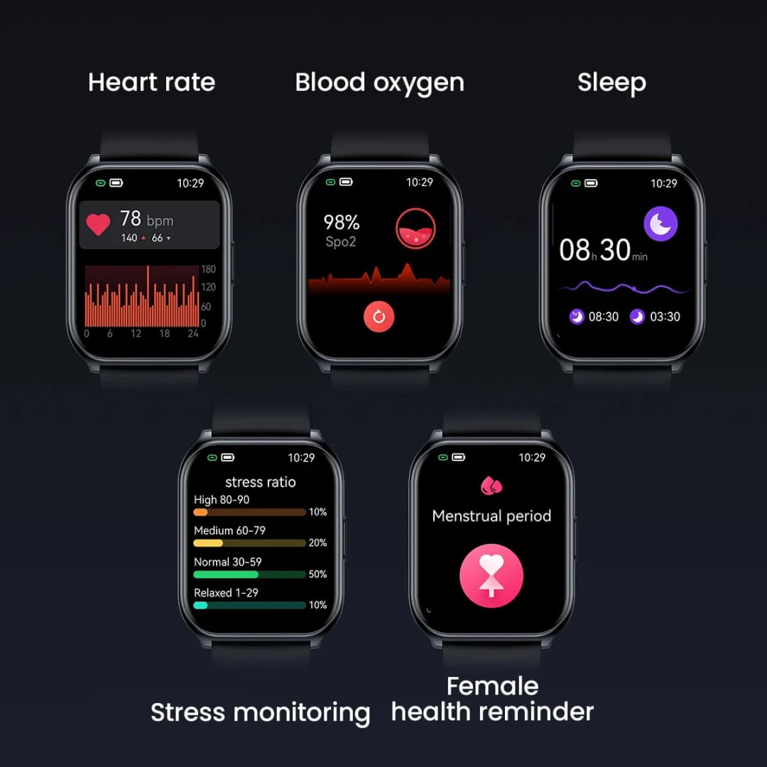 ساعة HAYLOU Watch 2 Pro (LS02 Pro) الذكية بشاشة كبيرة 1.85 بوصة و100 وضع تمرين للرجال مع مراقبة معدل ضربات القلب - 4