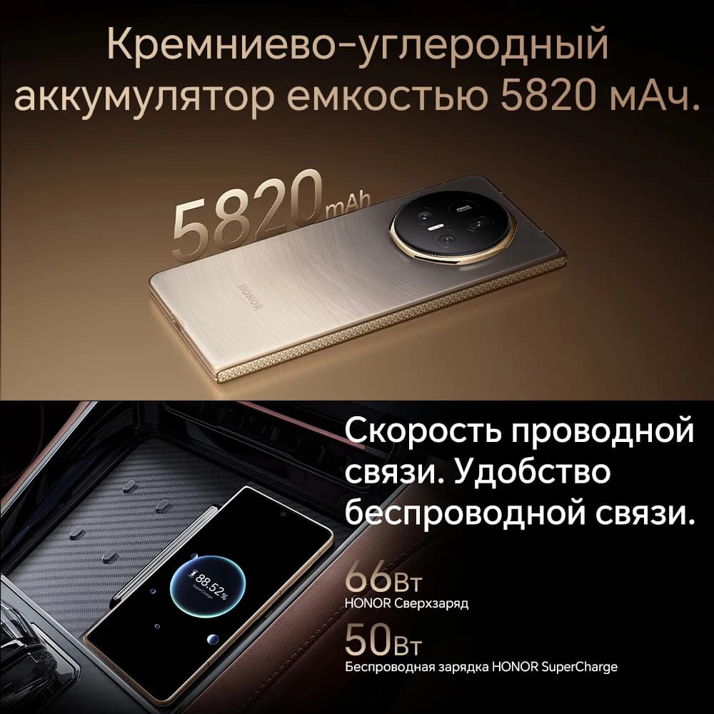 هونور ماجيك في5 نسخة عالمية جديدة أصلية 5G بشاشة قابلة للطي من نوع LTPO OLED بمعدل تحديث 120 هرتز مقاس 7.95 بوصة وكاميرات 50 ميجابكسل ومعالج سنابدراجون 8 إيليت وبطارية 5820 مللي أمبير في الساعة وشحن سريع 66 واط - 5