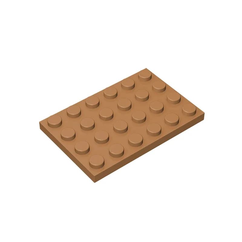 Gobricks GDS-520 Plate 4 x 6 compatible with lego 3032 pieces of children's DIY Educational Particles Moc Parts - 3