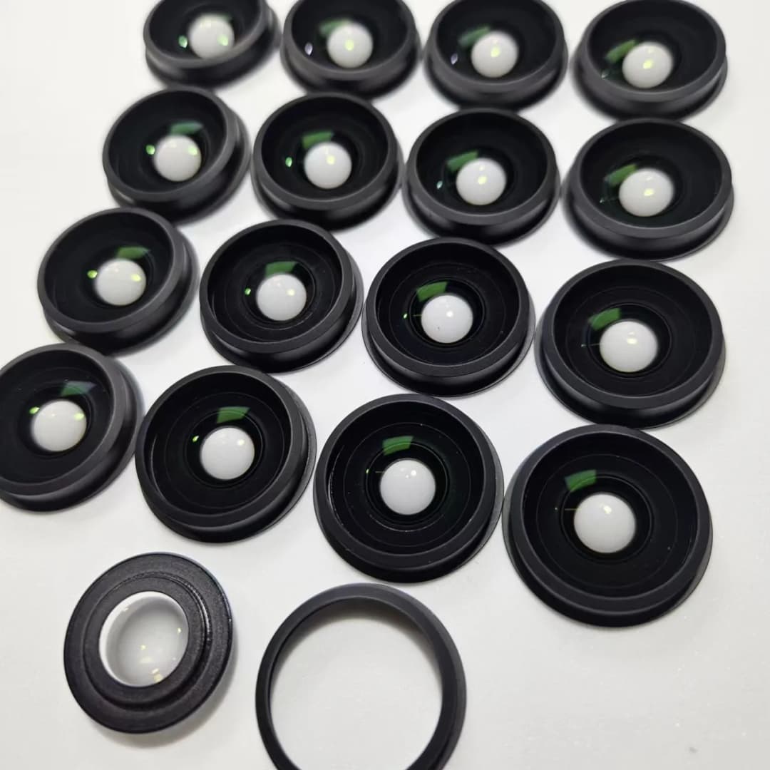 جديد استبدال عدسة زجاجية أمامية من Insta360 وحلقة دائرية من الألمنيوم المعدني لكاميرا Insta360 One X4 قطعة إصلاح 1 قطعة - 4