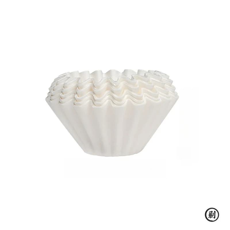 50pcs Pour Over Coffee Filter Papers 50 Sheets;  Fits B75 Coffee Dripper & 1-2 Cups Wave Dripper coffee filter papers - 2