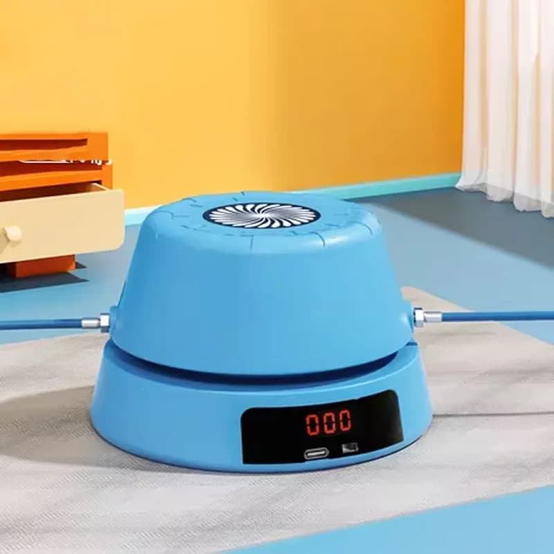 جهاز قفز الحبل الكهربائي مع تحكم عن بعد، حبل قفز تلقائي بعداد رقمي، ألعاب وتمارين داخلية وخارجية للأطفال - 3