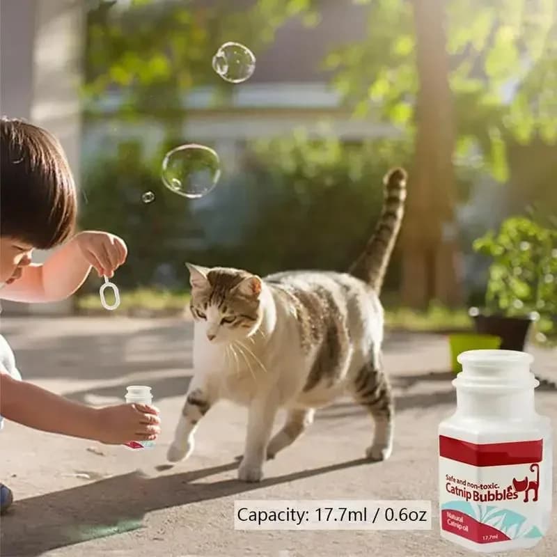 New Catnip Bubbles Cat Catnip Essential Oil Spray Interactive Toys Harmless Funny Bubbles Pet Toys 177ML Dropshipping Classical - 6