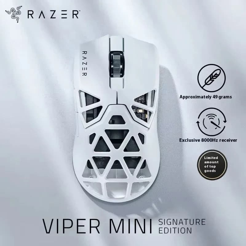 New Razer Viper Mini  Signature Edition Wireless Mouse Lightweight 49g magnesium alloy Hollowed out Two-handed universal - 2