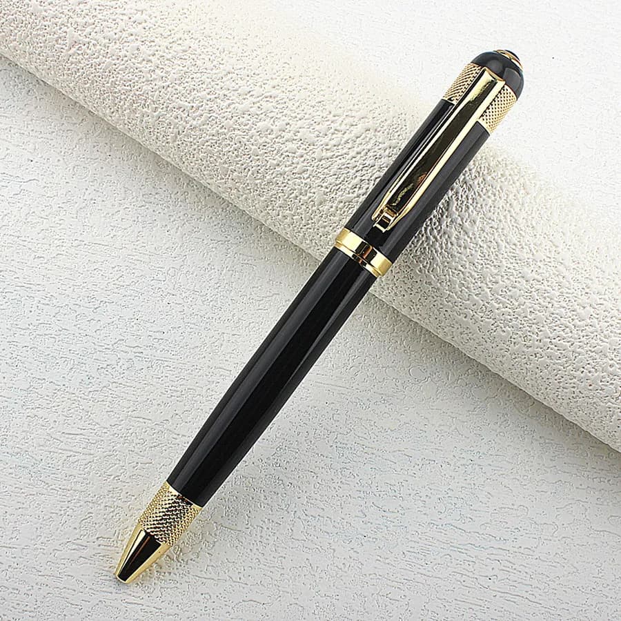 luxury quality pen metal classical student Ballpoint Pen men signature INK PENS Stationery Office Supplies pencil bag choose - 3