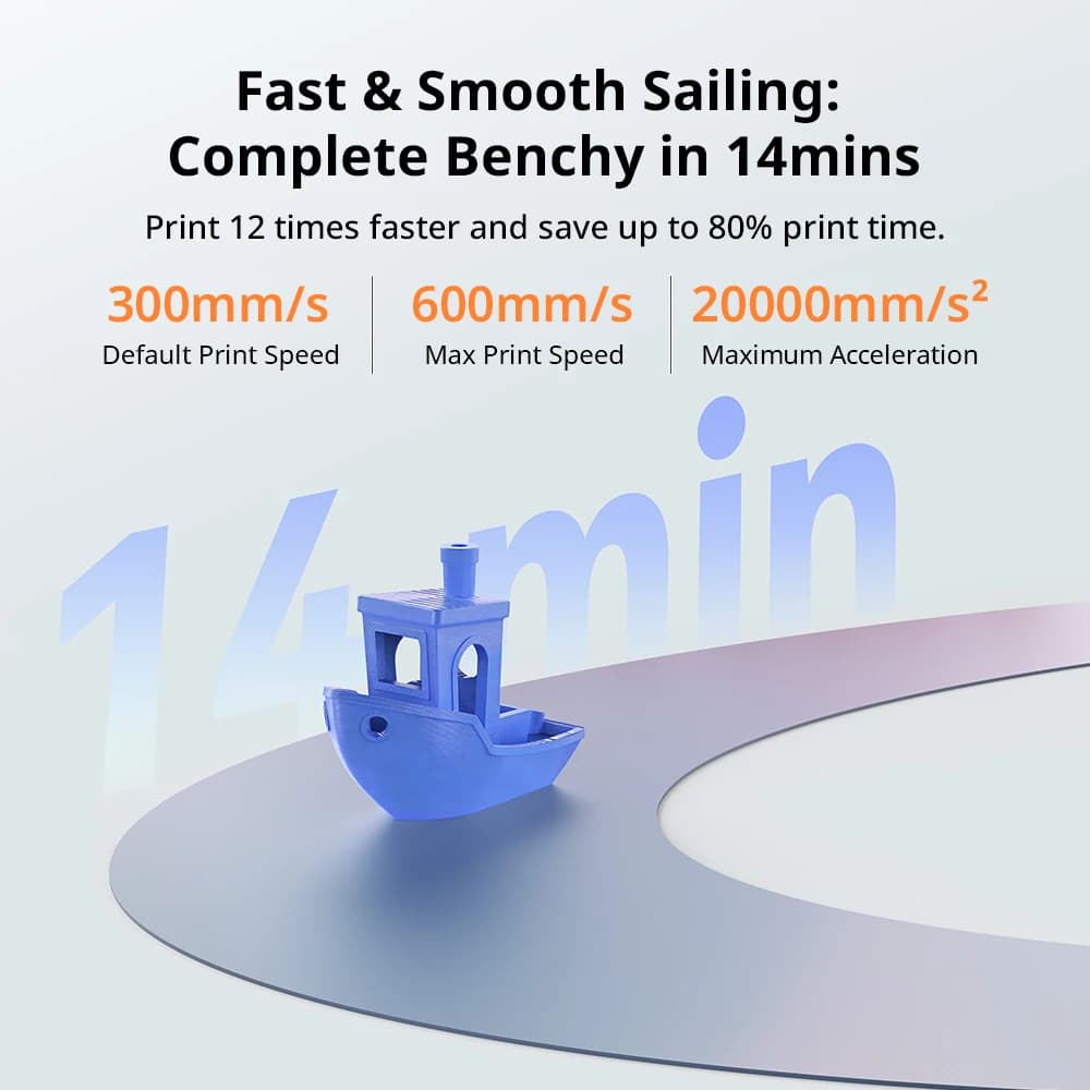 ANYCUBIC Kobra 4 3D Printer 600mm/s Fast Printing Print 1 Color Auto Leveling FDM 3D Printer Build Volume 260×260×260mm - 2