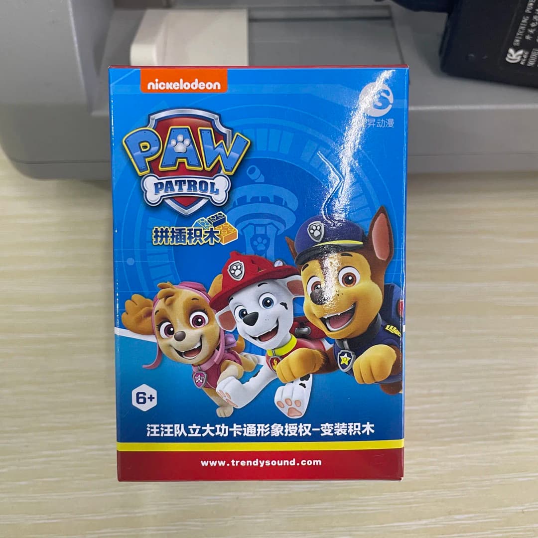 لعبة بناء مكعبات شخصيات حركة هدية للأطفال، باترول تشيس مارشال سكاي روبيل روكي زوما، قطعة واحدة - 2