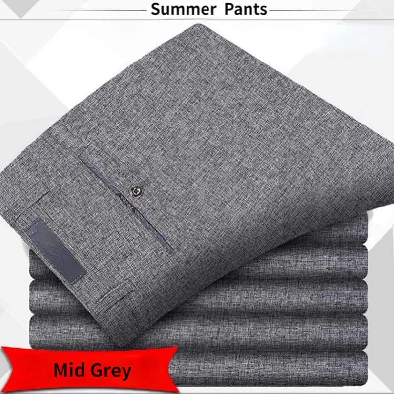 High Quality Men's Suit Pants Classic Summer Spring Pants High Waist Autumn Trousers Business Casual Pant Dropshipping Gozbkf - 4
