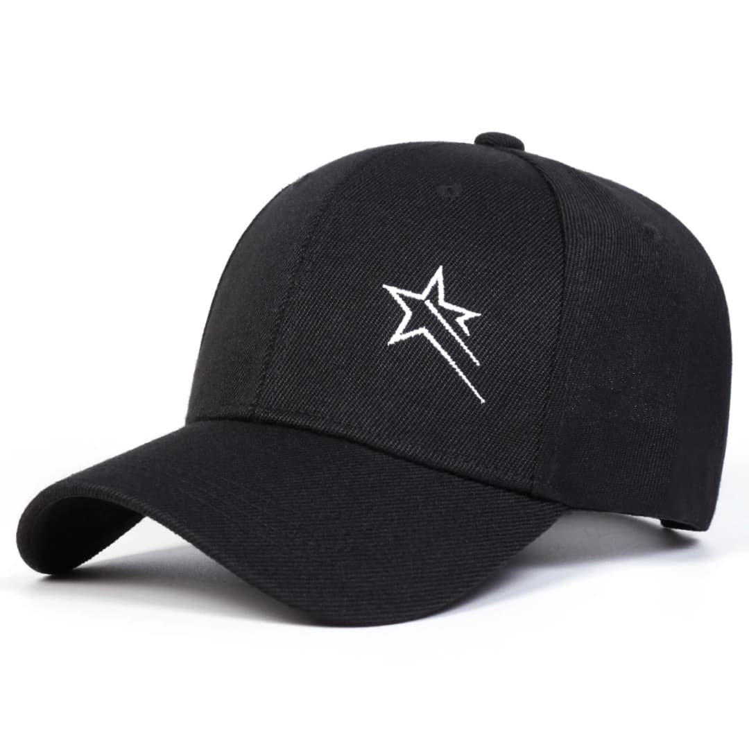 Unisex Five-pointed Star Embroidery Baseball Caps Spring and Autumn Outdoor Adjustable Casual Hats Hip Hop Hat Sunscreen Hat - 2