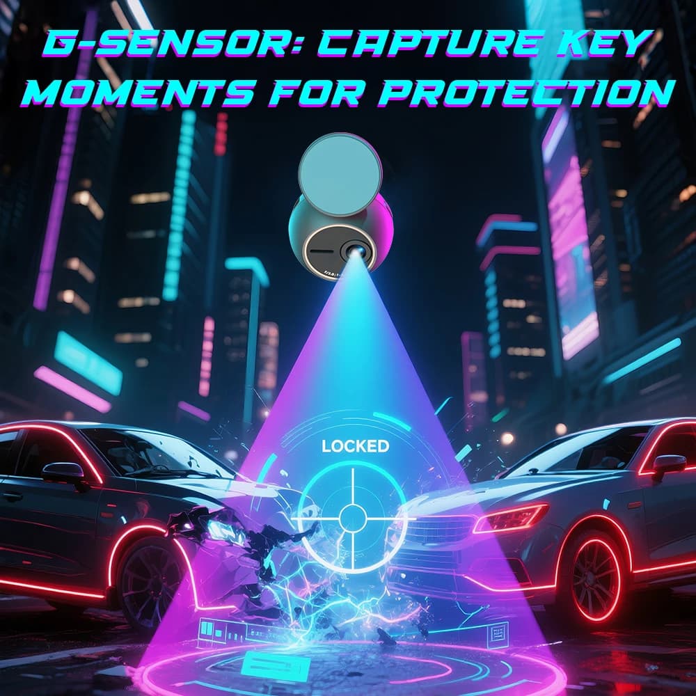 كاميرا لوحة قيادة KAWA Tiny مسجل فيديو بدقة 2K، مسجل فيديو للسيارة MINI ORB، كاميرا سيارة بتحكم صوتي، دوران 360 درجة، قلب الفيديو 180 درجة، كاميرا لوحة قيادة تلقائية - 4