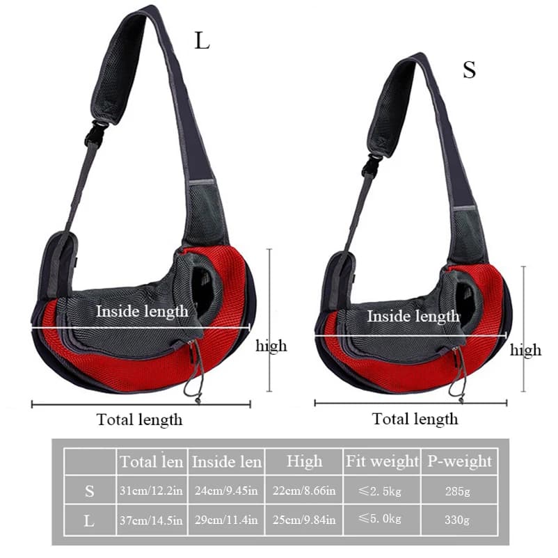 Dog Bag Breathable Mesh Pet Backpack Carrier for Small Dogs & Cats Chihuahua-Friendly Outdoor Travel Shoulder Bag Perros Bag - 6