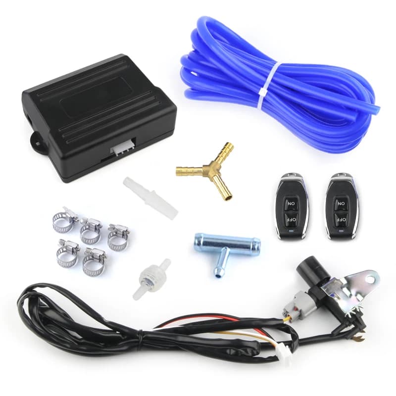Exhaust Control Valve Set With Vacuum Actuator CUTOUT 2 2.36 2.5 2.75 3 3.5inch Pipe CLOSE STYLE with Wireless Remote Controller - 4