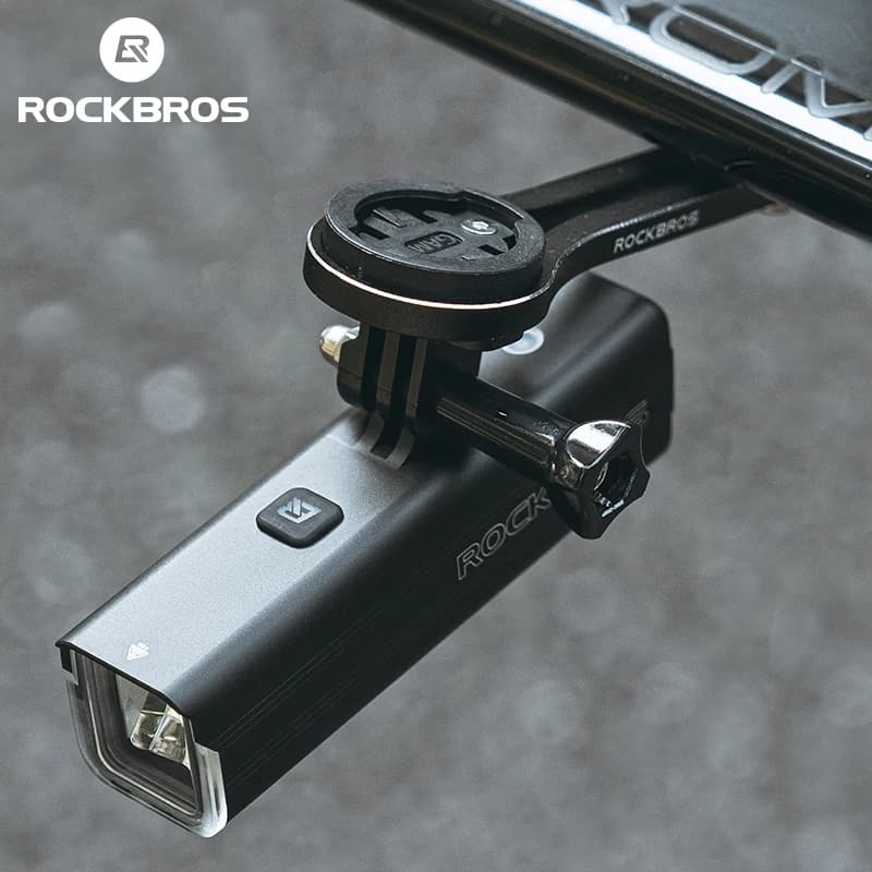 ROCKBROS Bike Light 1500LM/1000LM Aluminum Alloy Type-C Charging Smart Front Lights Hanging Version LED Lamp Cycling Headlights - 5