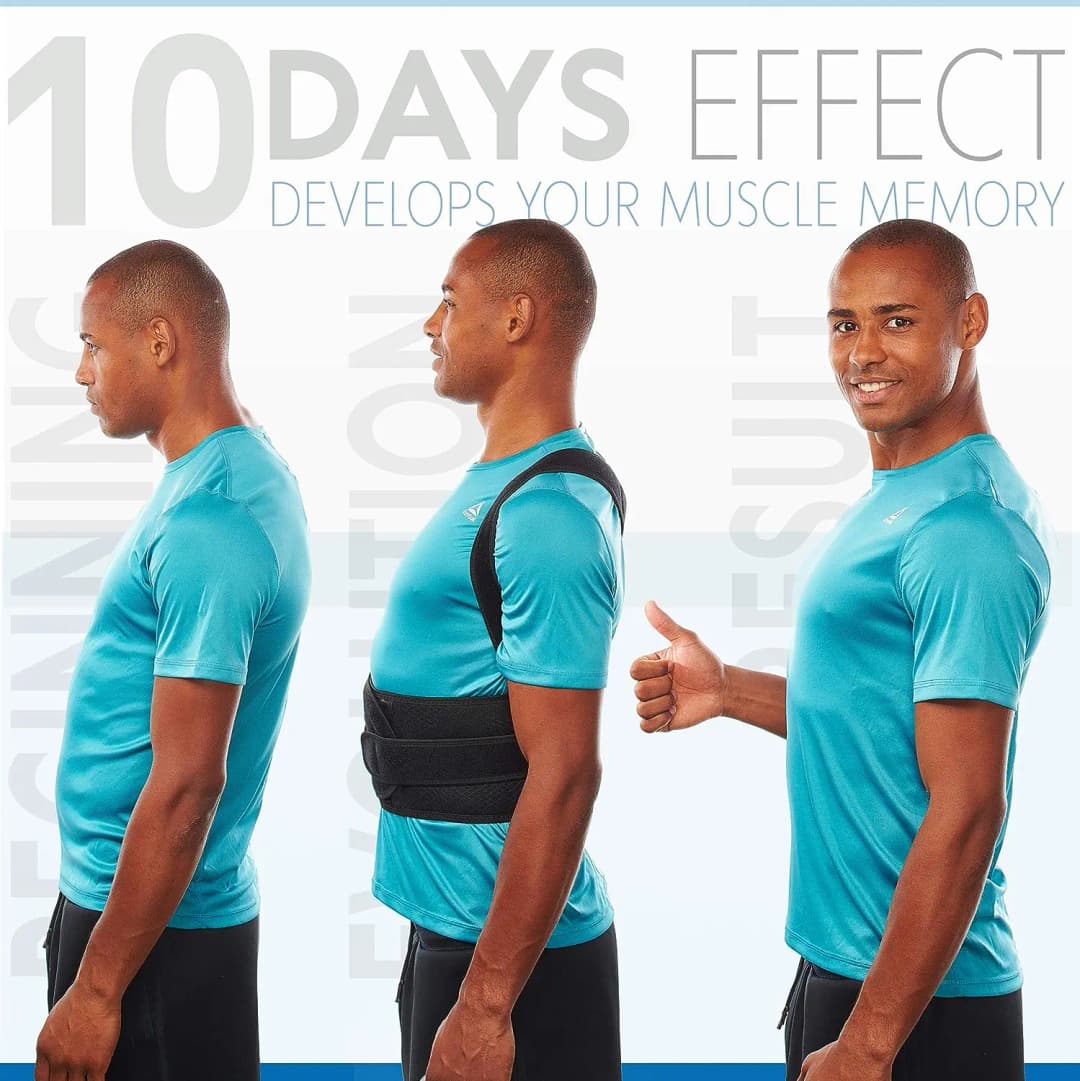 Back Brace Posture Corrector for Women and Men, Shoulder Straightener, Adjustable Full Back Support for Upper and Lower Back - 2