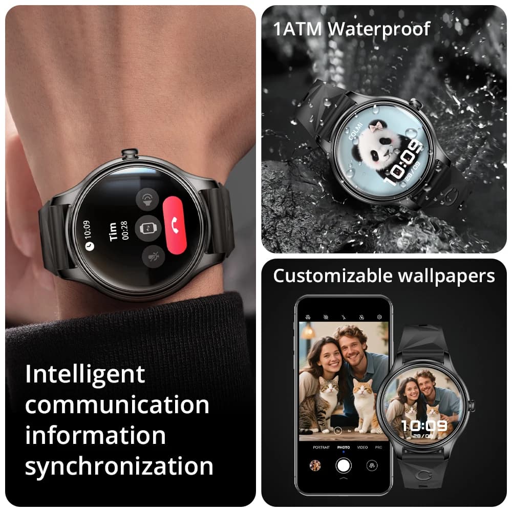 New COLMI L28 Air Ultra-thin Smartwatch 1.32 inch AMOLED Display, Women's Health Management, Exquisite Smart Watch For iOS Phone - 4