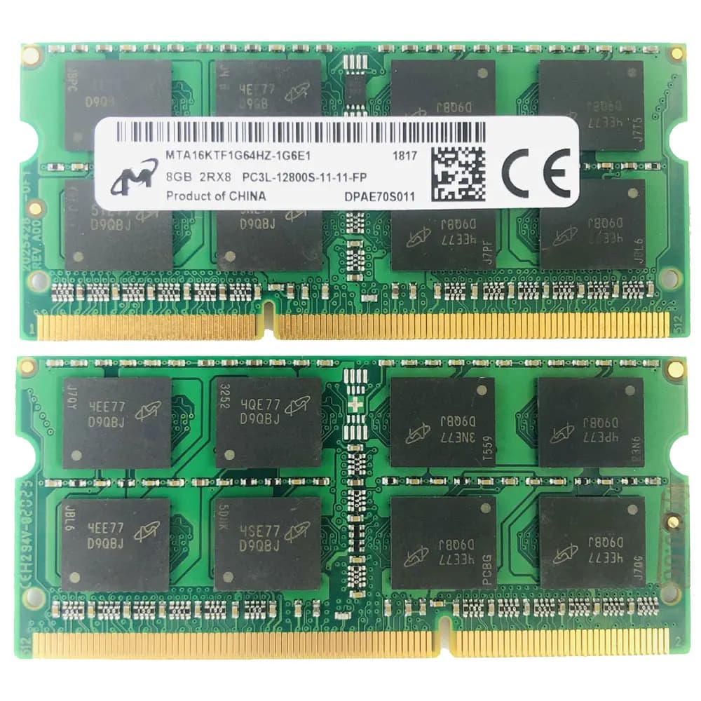 Micron Crucial Memory Laptop RAM DDR3 DDR3L 8GB 4GB 1333 1866 1600MHz SODIMM PC3-10600 PC3L-12800 14900 1.35V/1.5V Notebook RAMs - 3