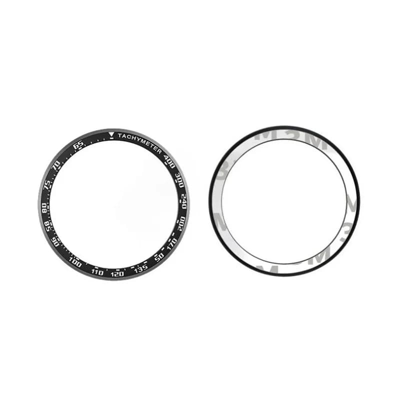 Metal Bezel Ring Case Glass Screen Protector Cover For Samsung Gear S3 Galaxy Watch 4 Classic 42mm Huawei GT2 Honor Magic 2 46mm - 6