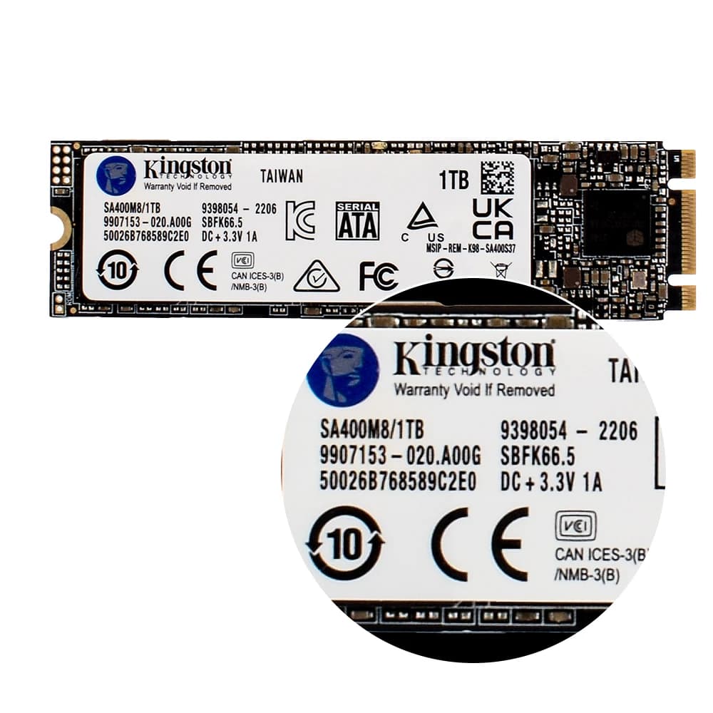Kingston A400-NGFF SSD M.2 2280 Internal Solid State Drives 2TB 1TB 480G 240G 120G M.2 SSDs SATA Hard Disk for Laptop Desktop PC - 4