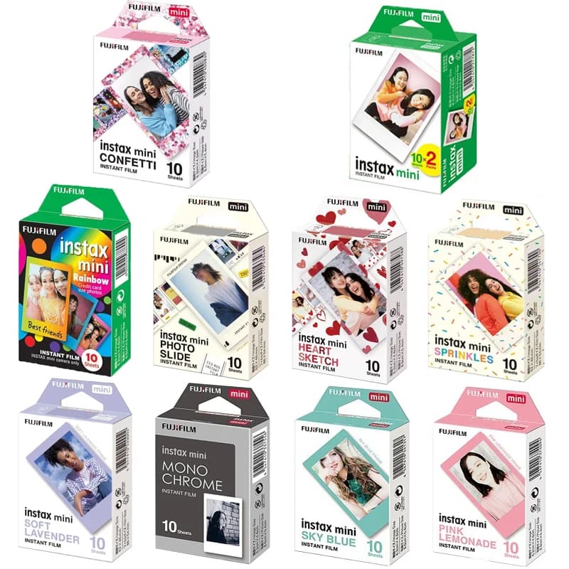 10/20 Sheets Fujifilm Instax Mini 12 Films 3 Inch Instax Film for Instant Camera Mini 40 99 SE 7+ Evo 90 Liplay Link Photo Paper